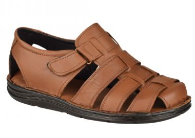 Ανδρικά Δερμάτινα Πέδιλα | Υφαντίδης | Αερόσολες | 325505 | Καφέ - Υφαντίδης - 